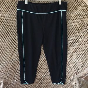 Black Joggers With Green Stripe 101